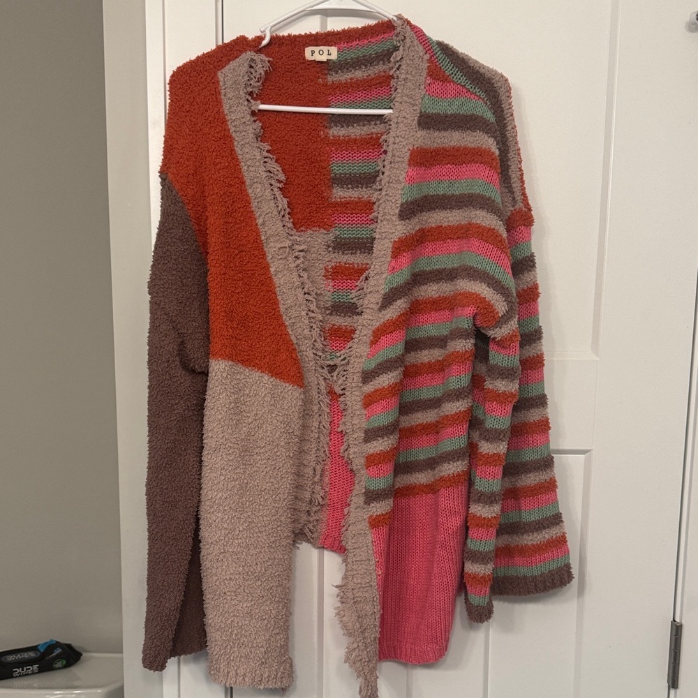 Pol Multicolor Patchwork Cardigan - image 1